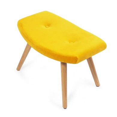 Підставка для ніг Homla MOSS Welur Жовтий 158440 фото - 3