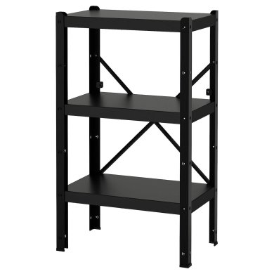 IKEA Стелаж BROR Чорний (ИКЕА BROR) 39272641