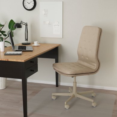 Офисное кресло MULLFJALLET Бежевый - 3 IKEA Офисное кресло MULLFJALLET Бежевый (ИКЕА МЮЛЬФДЖАЛЛЕТ) 00472491 фото - 3