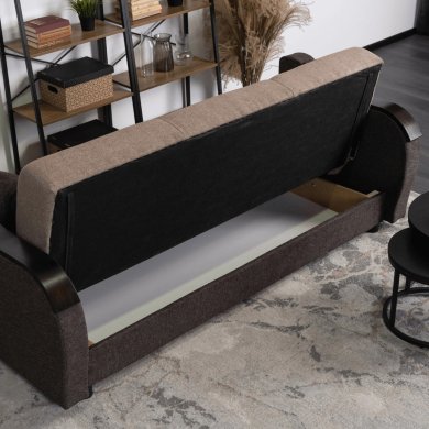 Розкладний диван Mebel Elit BLOOM Коричневий - 7 Розкладний диван Mebel Elit BLOOM Коричневий PPHUE.NEVADAII/O/POLARIS4/6/WER фото - 7