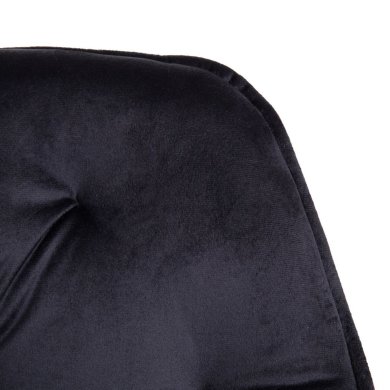 Офісне крісло Homla FLOSSI Welur Чорний 218109 фото - 4