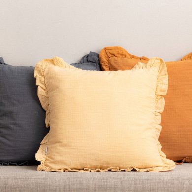 Декоративная наволочка Homla ELIN 45х45 см Бежевый - 5 Декоративная наволочка Homla ELIN 45х45 см Бежевый 213141 фото - 5