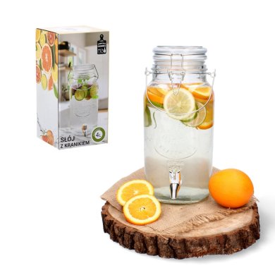 Диспенсер для напитков Chomik 4 л Прозрачный SIP2003 фото - 2