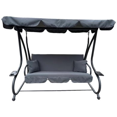 Садовые качели Garden Line 210x120x170 см Антрацит KRE3101 фото - 2
