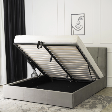 Ліжко Mebel Elit PANAMA 160х200 см Сірий - 11 Ліжко Mebel Elit PANAMA 160х200 см Сірий ME.PANAMA/160/JP/V/LOZZPOJ фото - 11