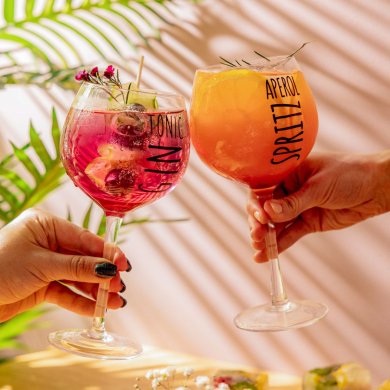 Бокал Homla RAYA 0,5 л | Прозрачный / Принт 214106 фото - 5