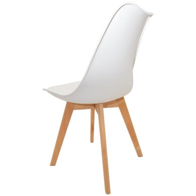 Обеденный стул Kontrast EMMA 3 Белый - 3 Обеденный стул Kontrast EMMA 3 Белый 6.05.50506 фото - 3