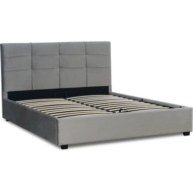 Кровать Mebel Elit TINGA Welur 140x200 см Серый - 3 Кровать Mebel Elit TINGA Welur 140x200 см Серый ME.TINGA/140/JP/V/LOZZPOJ фото - 3