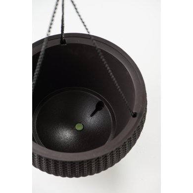 Підвісний горщик Keter Rattan Style Hanging | Коричневий 229544 фото - 2