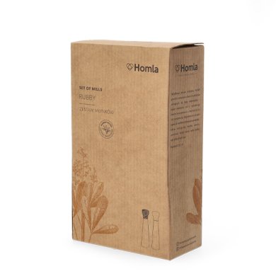 Набор мельниц для специй Homla RUBBY 21 см | Белый / Черный / Дерево - 13 Набор мельниц для специй Homla RUBBY 21 см | Белый / Черный / Дерево 164049 фото - 13