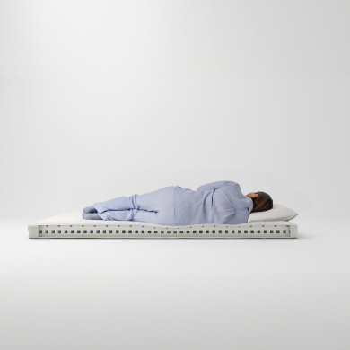 IKEA Беспружинный матрас средней жесткости AFJALL 80х200 см Белый (ИКЕА АФДЖАЛЛ) 30568642 фото - 5