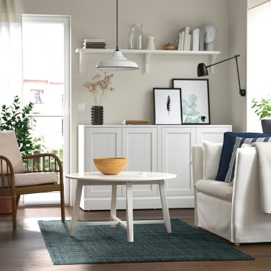 IKEA Ковер LANDBANA 133х195 см Темно-синий (ИКЕА ЛАНДБАНА) 30575609 фото - 4