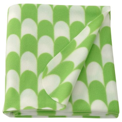 IKEA Плед BRUKSVARA 120х160 см Зеленый (ИКЕА БРУКСВАРА) 20574417