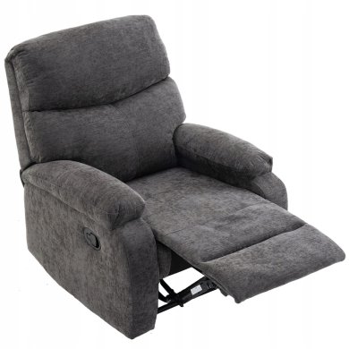 Кресло мягкое раскладное с реклайнером Kontrast ROSA Темно-серый 5.01.84854 фото - 5