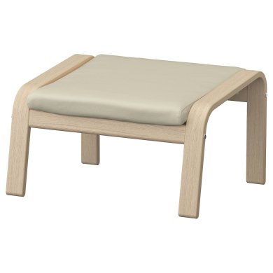 IKEA Підставка для ніг POANG Кремовий (ИКЕА ПОАНГ) 09287465