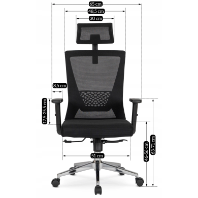 Офисное кресло Mebel Elit PATRIC Черный ME.PATRIC/CZ/T/FO фото - 18