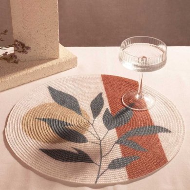 Сервировочный коврик Homla LEAF 38 см Принт 213674 фото - 4