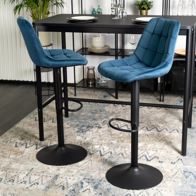 Барний стілець Mebel Elit ARCOS 2 Welur Синій ME.ARCOS2/GR/V/H фото - 8