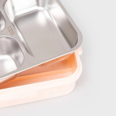 Ланч-бокс с столовыми приборами Homla KYOTA 750 мл Розовый 240800 фото - 5