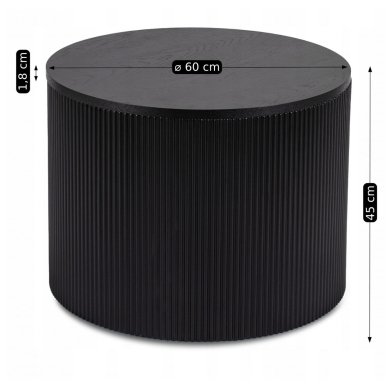 Журнальний стіл Mebel Elit HOPE Чорний - 10 Журнальний стіл Mebel Elit HOPE Чорний ME.HOPE/CZ/CZ/L фото - 10