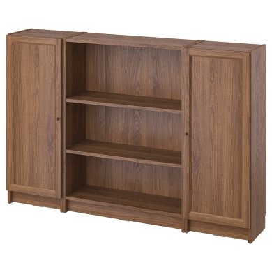 IKEA Стеллаж BILLY/OXBERG Орех (ИКЕА БИЛЛИ/ОКСБЕРГ) 59483591