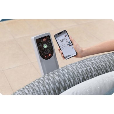 Джакузи Bestway LAY-Z-SPA BALI AIRJET 196х71 см Серый BES6001N фото - 2