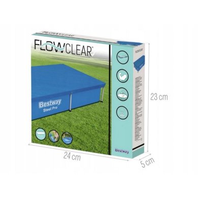 Тент для басейну Bestway 58103 221х150 см Синій BES58103 фото - 5