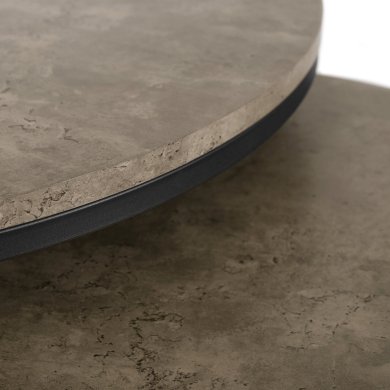 Комплект журнальних столів Mebel Elit ROCKY MAX 2 шт Бетон ME.MAXROCKY/BET/CZ/L фото - 6