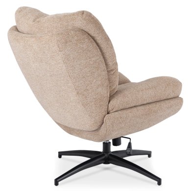 Кресло мягкое поворотное с подставкой Mebel Elit FREMONT Бежевый ME.FREMONT/BZ/CZ/T/FW фото - 4