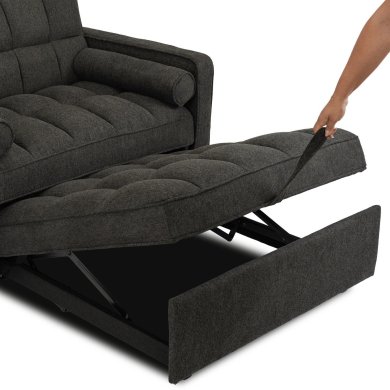 Кресло мягкое раскладное Mebel Elit CORRA Черный - 11 Кресло мягкое раскладное Mebel Elit CORRA Черный ME.CORRA/CZ/T/SOF фото - 11