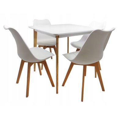 Обідній стіл Kontrast EMMA Білий - 4 Обідній стіл Kontrast EMMA Білий 6.06.01102 фото - 4