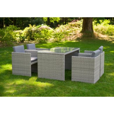 Комплект садових меблів Meven MONTREAL Сірий - 2 Комплект садових меблів Meven MONTREAL Сірий MV-5245-MONTREAL фото - 2