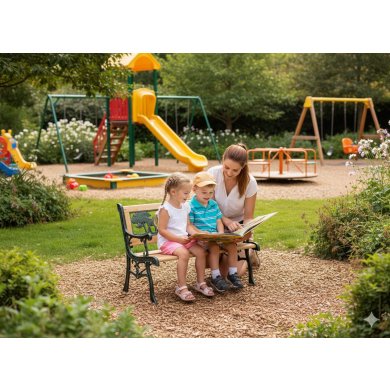 Садовая скамья для детей Garden Line MEB0889 Дерево MEB0889 фото - 11