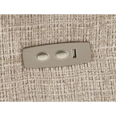 Крісло м'яке розкладне з реклайнером Halmar AMORE Бежевий V-CH-AMORE-FOT-BEŻOWY фото - 4