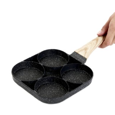 Сковорода для яєць та млинців Homla ALBERO 18 см Чорний - 3 Сковорода для яєць та млинців Homla ALBERO 18 см Чорний 218659 фото - 3