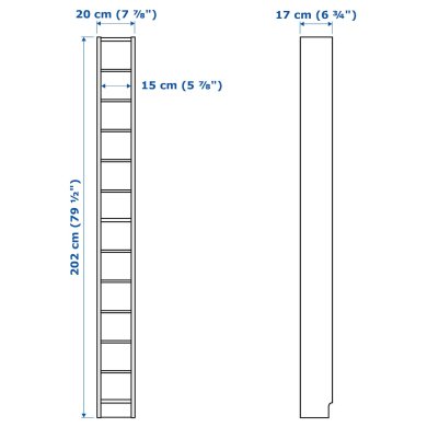IKEA Стеллаж GNEDBY Белый (ИКЕА ГНЕДБИ) 40277143 фото - 4