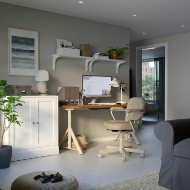 IKEA Письменный стол IDASEN Дерево (ИКЕА IDÅSEN) 89281030 фото - 13