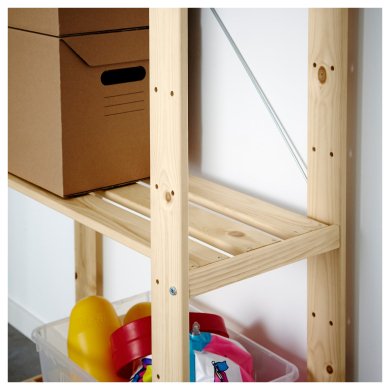 Полка для стеллажа HEJNE Дерево - 3 IKEA Полка для стеллажа HEJNE Дерево (ИКЕА HEJNE) 00287808 фото - 3