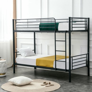 Двухъярусная кровать Mebel Elit RODEZ 90х200 см Черный ME.RODEZ/90/CZ/LOZP