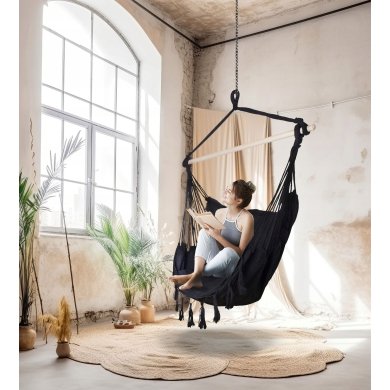 Подвесное кресло-гамак RODOS 2 Черный 5.02.211675 фото - 6