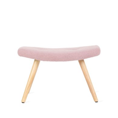 Подставка для ног Homla MOSS TEDDY BOUCLE Розовый 213790 фото - 2