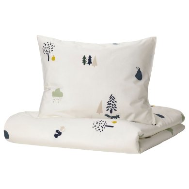 IKEA Комплект постельного белья BARNDROM 150х200 см Принт (ИКЕА БАРНДРОМ) 80504695