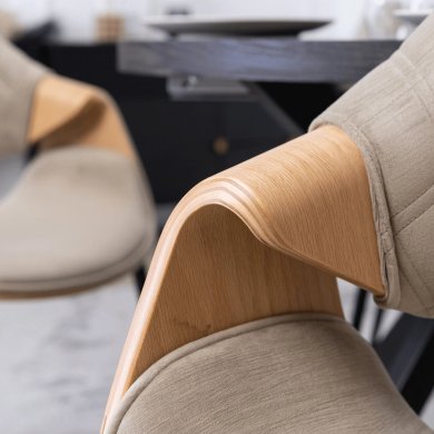 Обеденный стул Mebel Elit DAKOTA Welur Бежевый ME.DAKOTA/BZ/D/V/K фото - 10