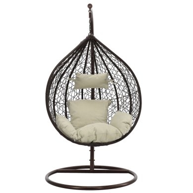 Підвісне крісло-кокон Garden Line FAT1050 Коричневий FAT1050 фото - 2