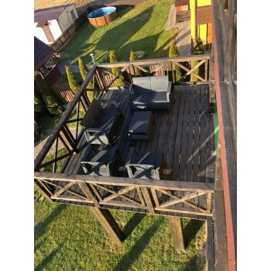 Комплект садовой мебели Keter CORFU REST Графит 241725 фото - 9