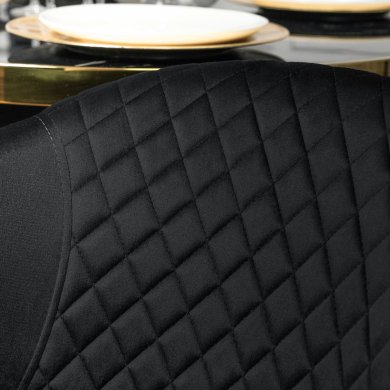 Обеденный стул Mebel Elit INNES Welur Черный - 8 Обеденный стул Mebel Elit INNES Welur Черный ME.INNES/CZ/ZL/V/K фото - 8