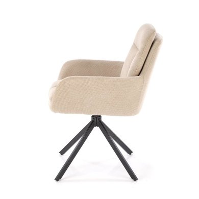 Обеденный стул поворотный Halmar K536 Бежевый V-CH-K/536-KR-BEŻOWY фото - 4