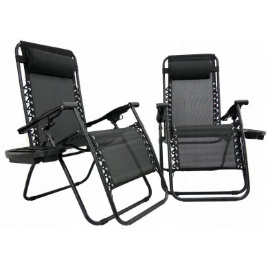 Складаний шезлонг Garden Line LEZ9979 Сірий - 7 Складаний шезлонг Garden Line LEZ9979 Сірий LEZ9979 фото - 7