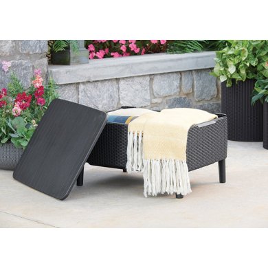 Садовый стол-сундук Keter SALEMO Графит - 2 Садовый стол-сундук Keter SALEMO Графит 244102 фото - 2