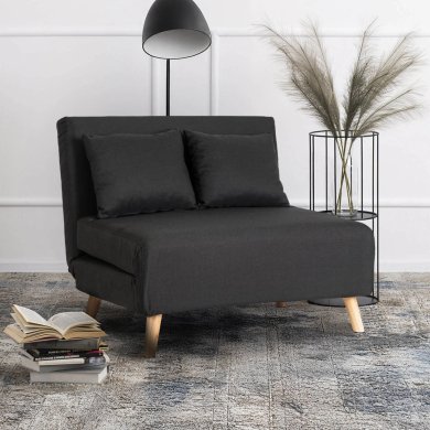 Раскладной диван Mebel Elit MARRY 2 Черный ME.MARRY2/CZ/DNAT/T/FW фото - 12